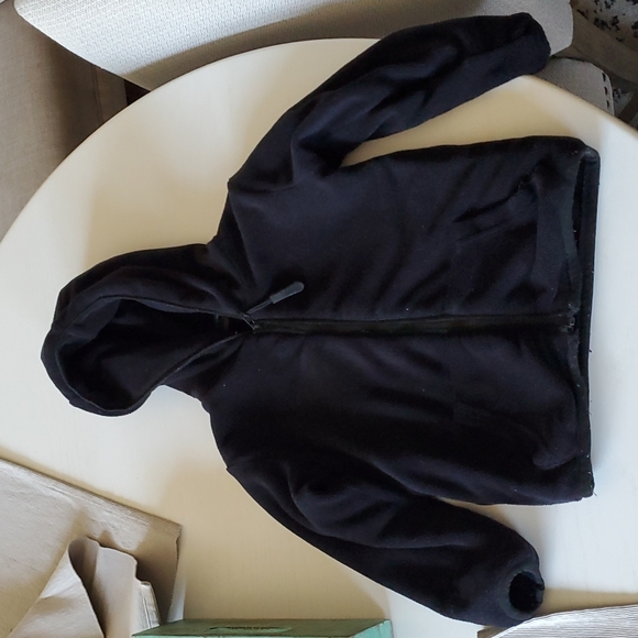 LITTLE BIPSY - Checkered Hooded Shacket